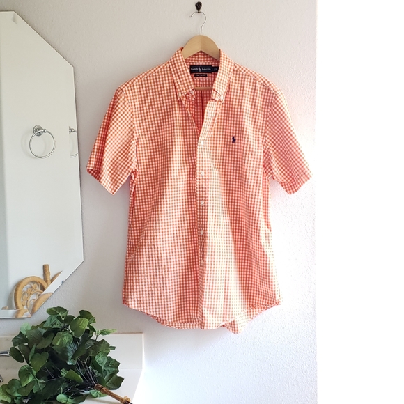 Ralph Lauren Other - Ralph Lauren (Men's) Custom Fit Orange Shirt Large